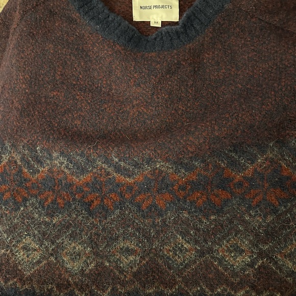 Norse Projects Birnir Fair Isle Sweater, size M - Picture 5 of 8